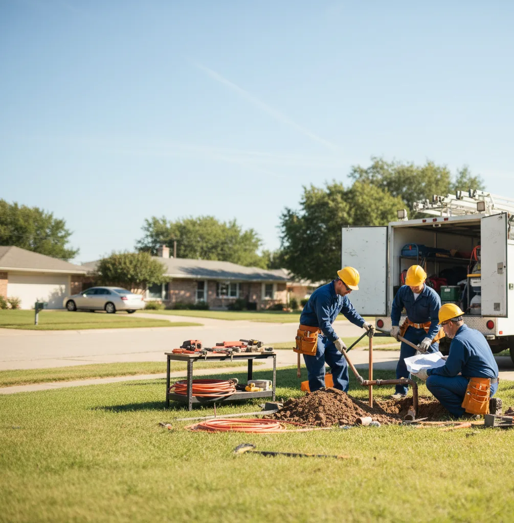 Sewer Line Repair in Wales, WI